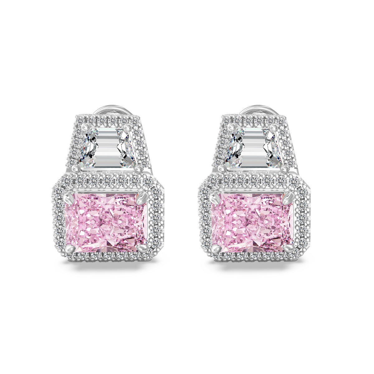 ‘TRUE’ EARRINGS PINK