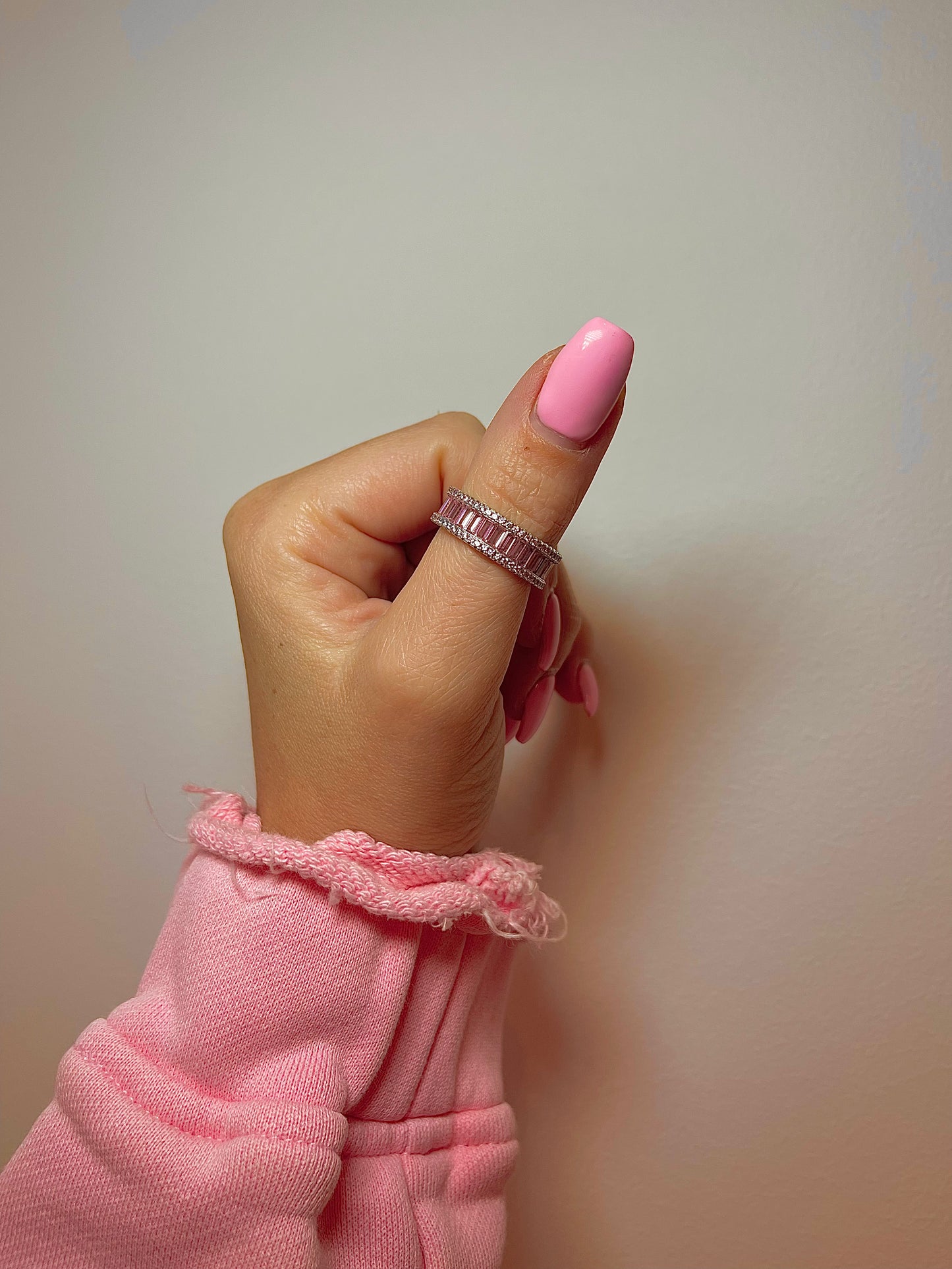 'ALEXANDRIA' RING PINK