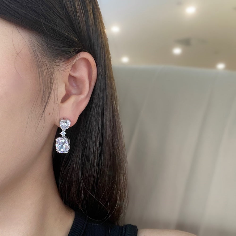 ‘SERENITY’ EARRINGS SILVER