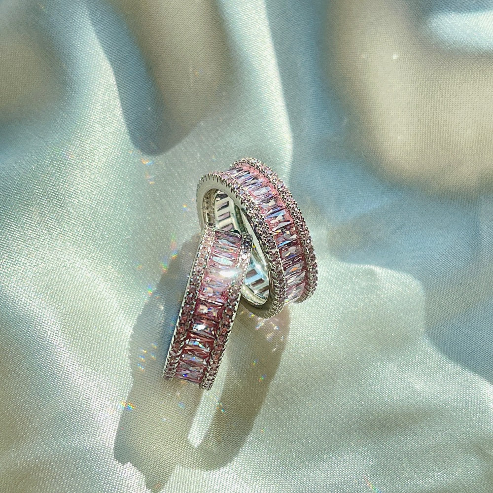 'ALEXANDRIA' RING PINK