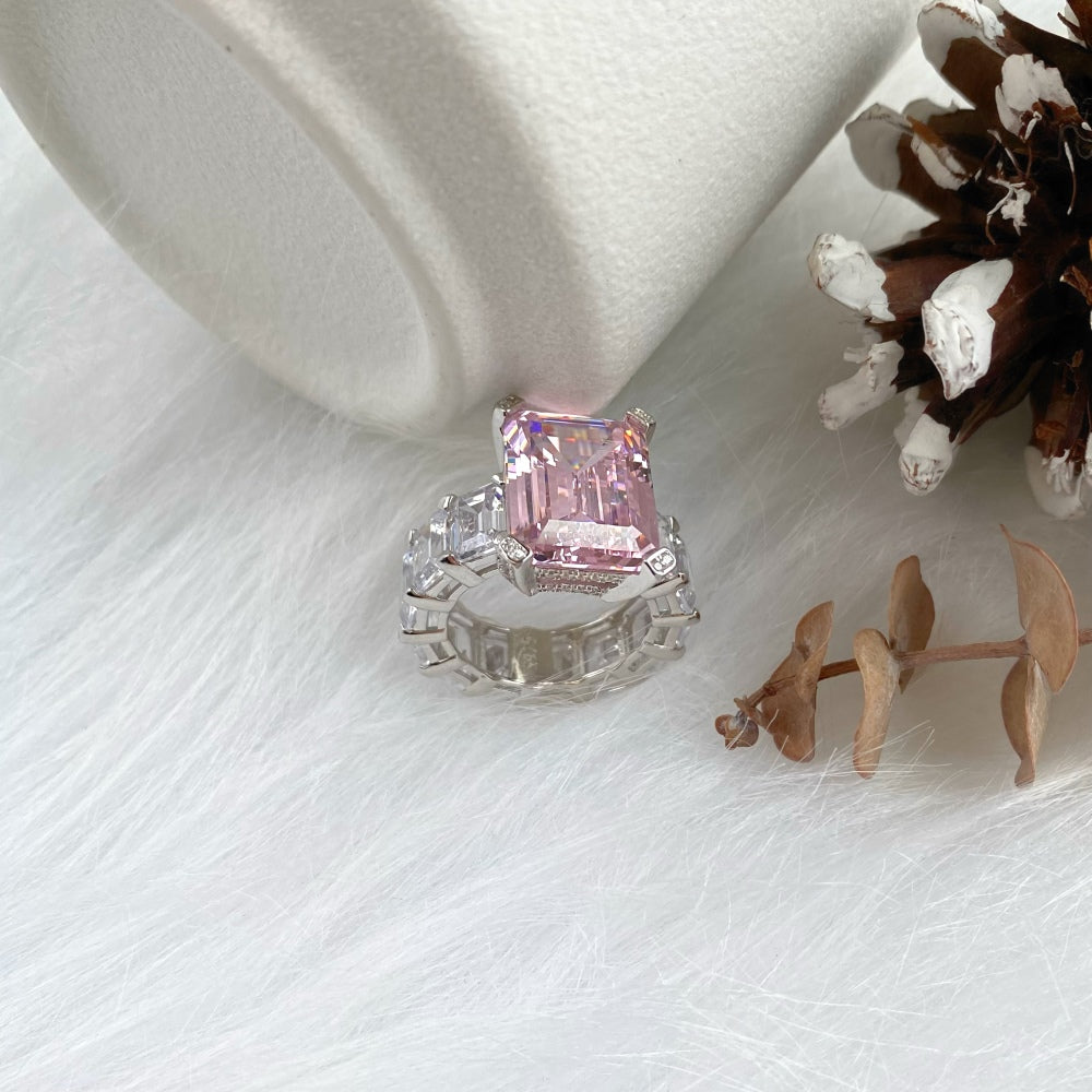 'ALINA' RING PINK