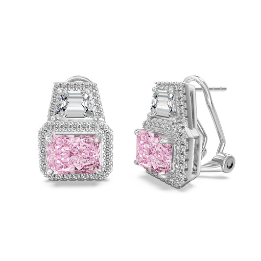 ‘TRUE’ EARRINGS PINK