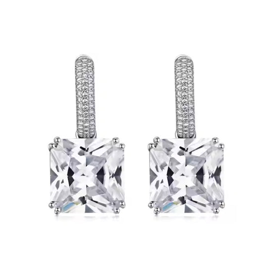 ‘AVELINE’ EARRINGS SILVER