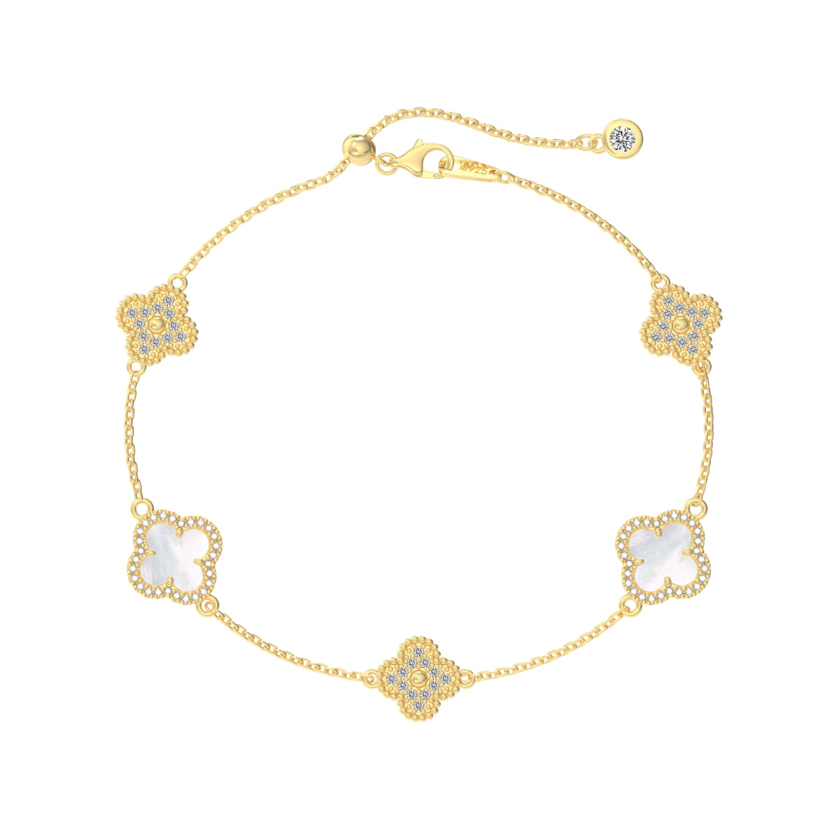 ‘CLOVER’ BRACELET GOLD
