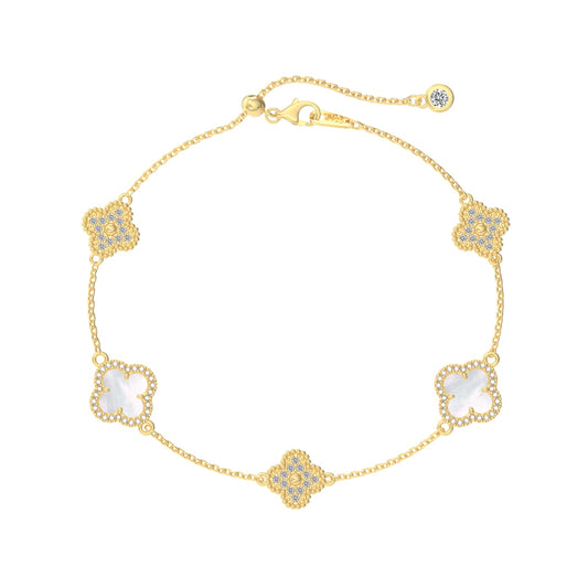 ‘CLOVER’ BRACELET GOLD