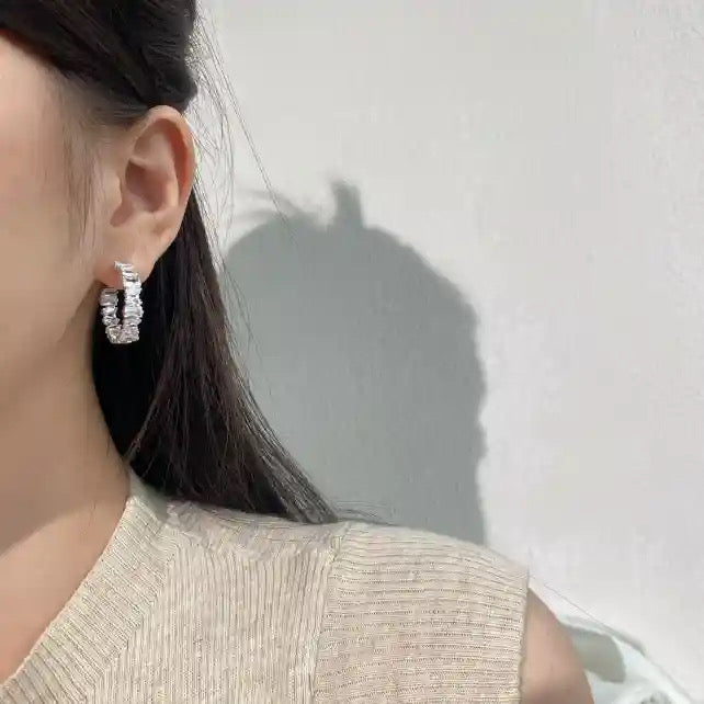 'CHLOE' EARRINGS SILVER