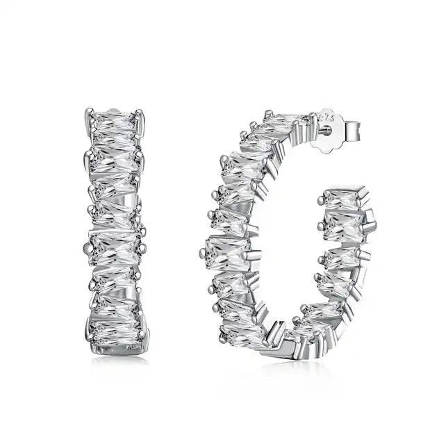 'CHLOE' EARRINGS SILVER