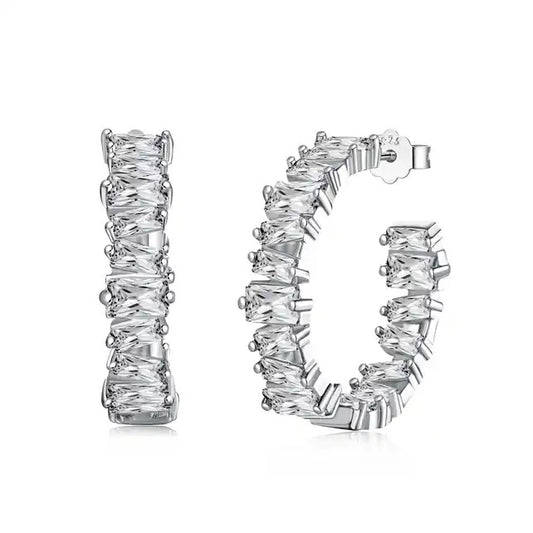 'CHLOE' EARRINGS SILVER