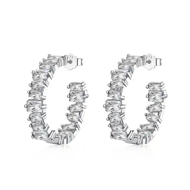 'CHLOE' EARRINGS SILVER