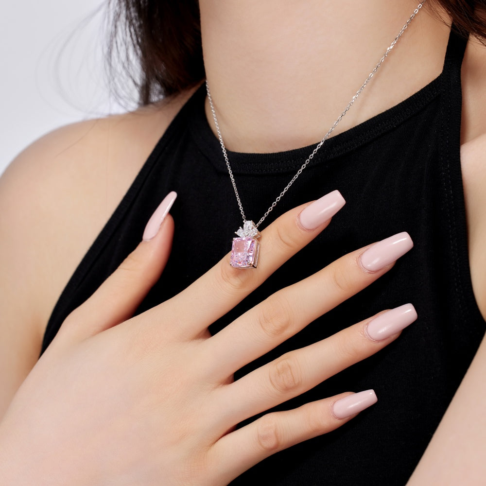 'LEONORA' NECKLACE PINK