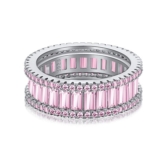 'ALEXANDRIA' RING PINK