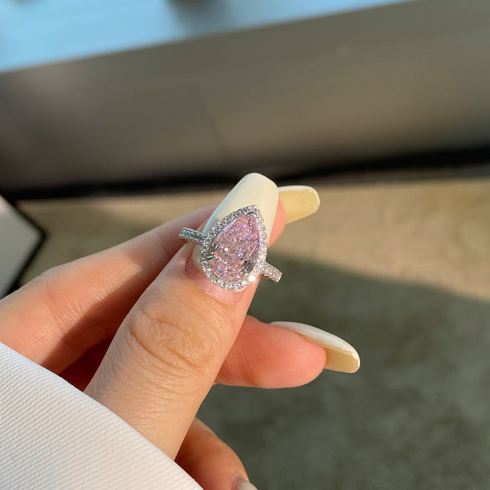 'CAMILLE' RING PINK